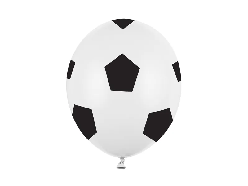 6 Balões Latex 12'' Futebol