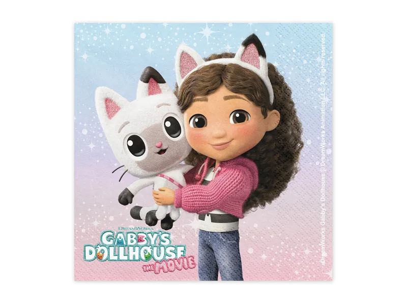 20 Guardanapos 33cm Gabby's Dollhouse