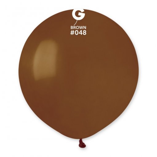 50 Balões latex 19'' (48cm) cor Brown #048 - G150
