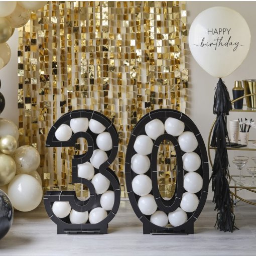 Moldura de Número 30 para balões ~ 83x57cm