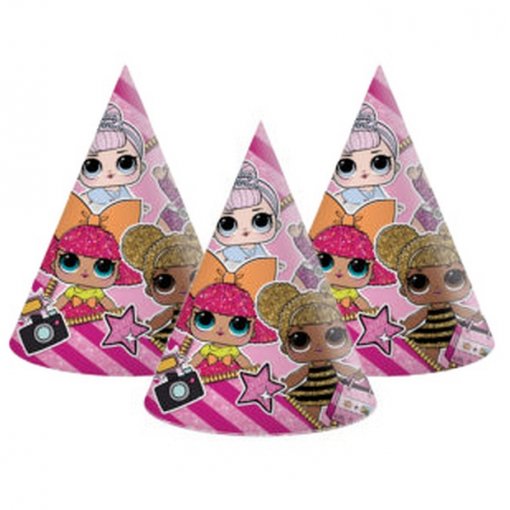 6 Chapéus LOL Surprise Glitterati