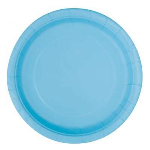 8 Pratos 18cm EU Azul Claro