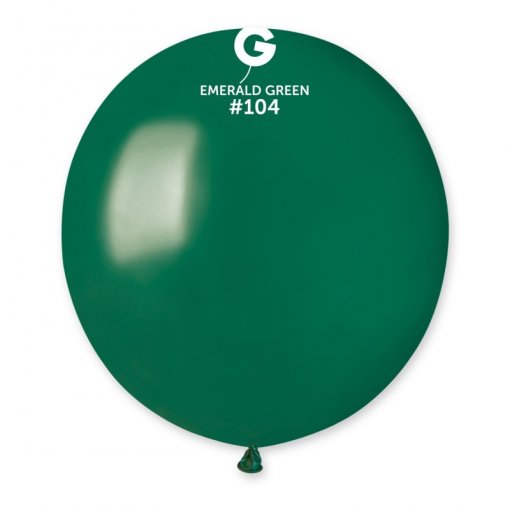 25 Balões latex 19'' (48cm) cor Emerald Green #104 - G19