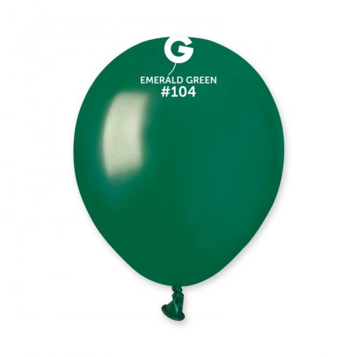 100 Balões latex 5'' (12cm) cor Emerald Green #104 - A50