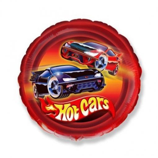 Balão Foil 45cm Hot Cars (Hot Wheels)