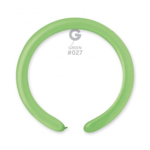 100 Balões latex Modelar 2'' (5cm) cor Neon Green #027 - DF4