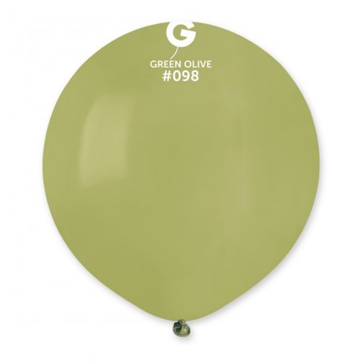 50 Balões latex 19'' (48cm) cor Green Olive #098 - G150