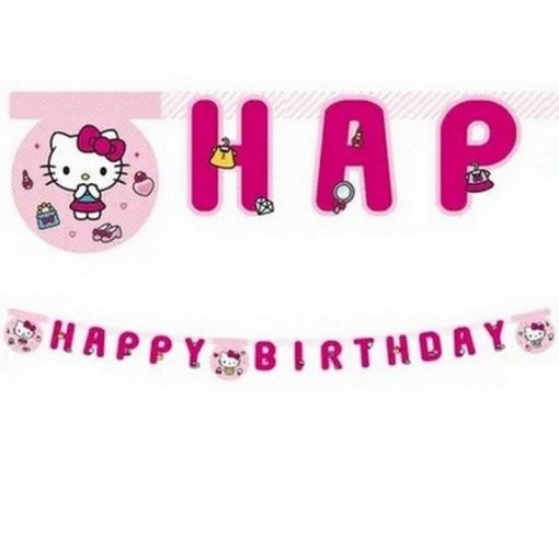 Grinalda Happy Birthday 200cm Hello Kitty