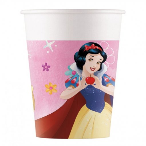 8 Copos 200ml EU Princesas Disney