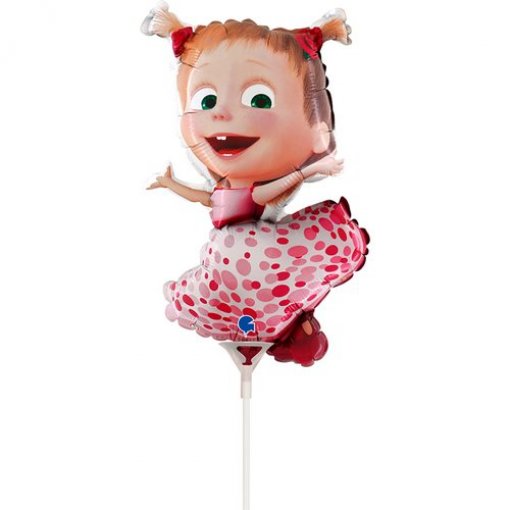 Balão Foil Mini Shape 16'' Masha e o Urso