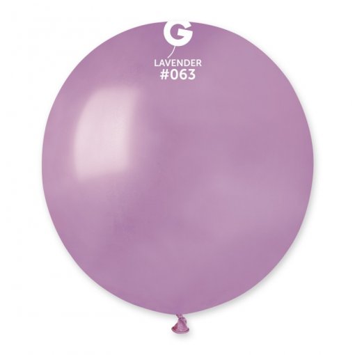25 Balões latex Metalizado 48cm / 19'' cor Lavender #063 - GM19