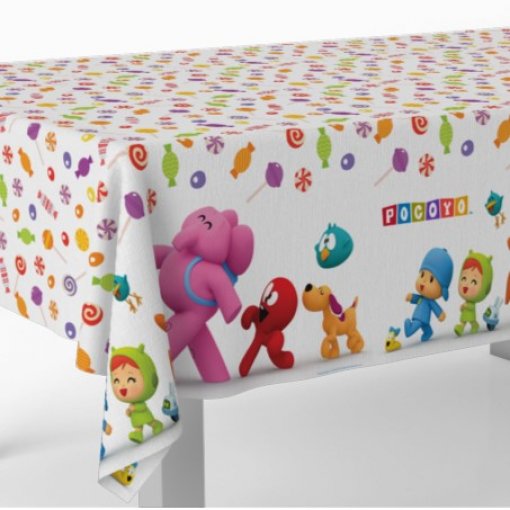 Toalha de Mesa 120x180cm Pocoyo