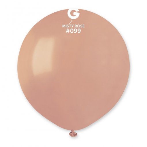 25 Balões latex 19'' (48cm) cor Misty Rose #099 - G19