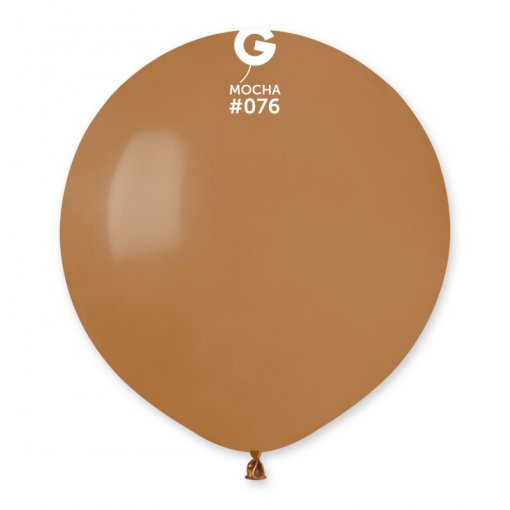 25 Balões latex 19'' (48cm) cor Mocha #076 - G19