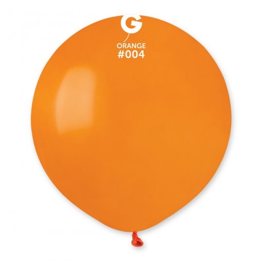 25 Balões latex 19'' (48cm) cor Orange #004 - G19