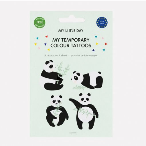8 Tatuagens Panda