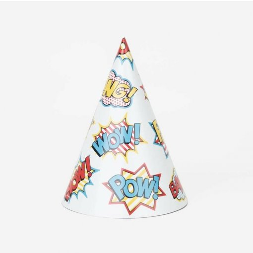 8 Chapéus 16x11cm Super-heróis