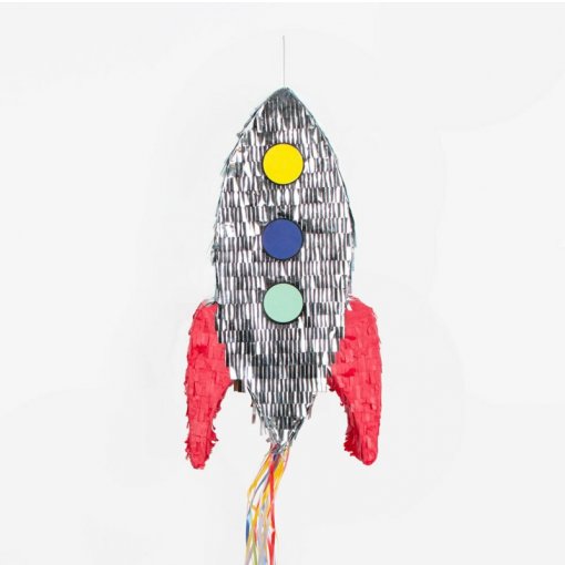 Pinhata 3D 45x9,5x23cm Foguetão Espaço