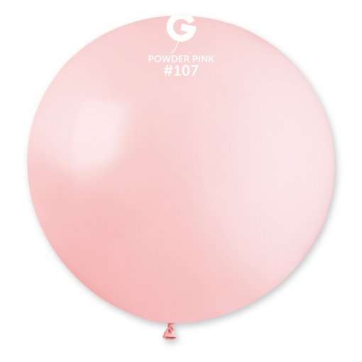 1 Balão latex 31'' (80cm) cor Powder Pink #107 - G30