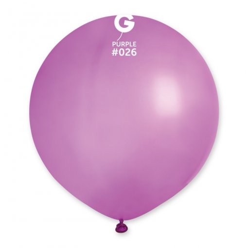 25 Balões latex 19'' (48cm) cor Neon Purple #026 - GF19