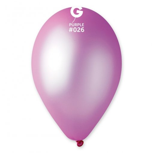 100 Balões latex 12'' (30cm) cor Neon Purple #026 - GF110