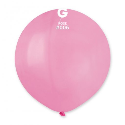 25 Balões latex 19'' (48cm) cor Rose #006 - G19