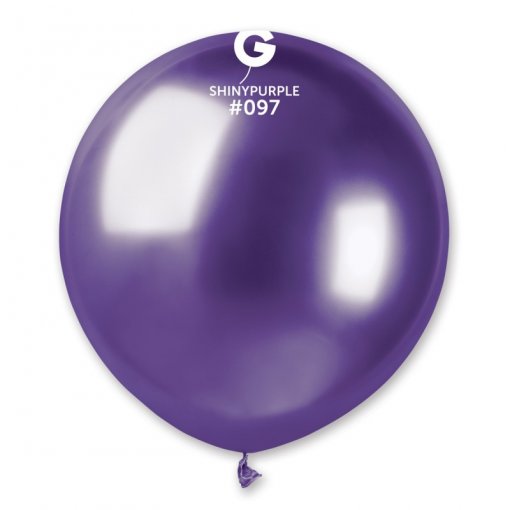 25 Balões latex 19'' (48cm) cor Shiny Purple #097 - GB150