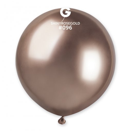 25 Balões latex 19'' (48cm) cor Shiny Rose Gold #096 - GB150