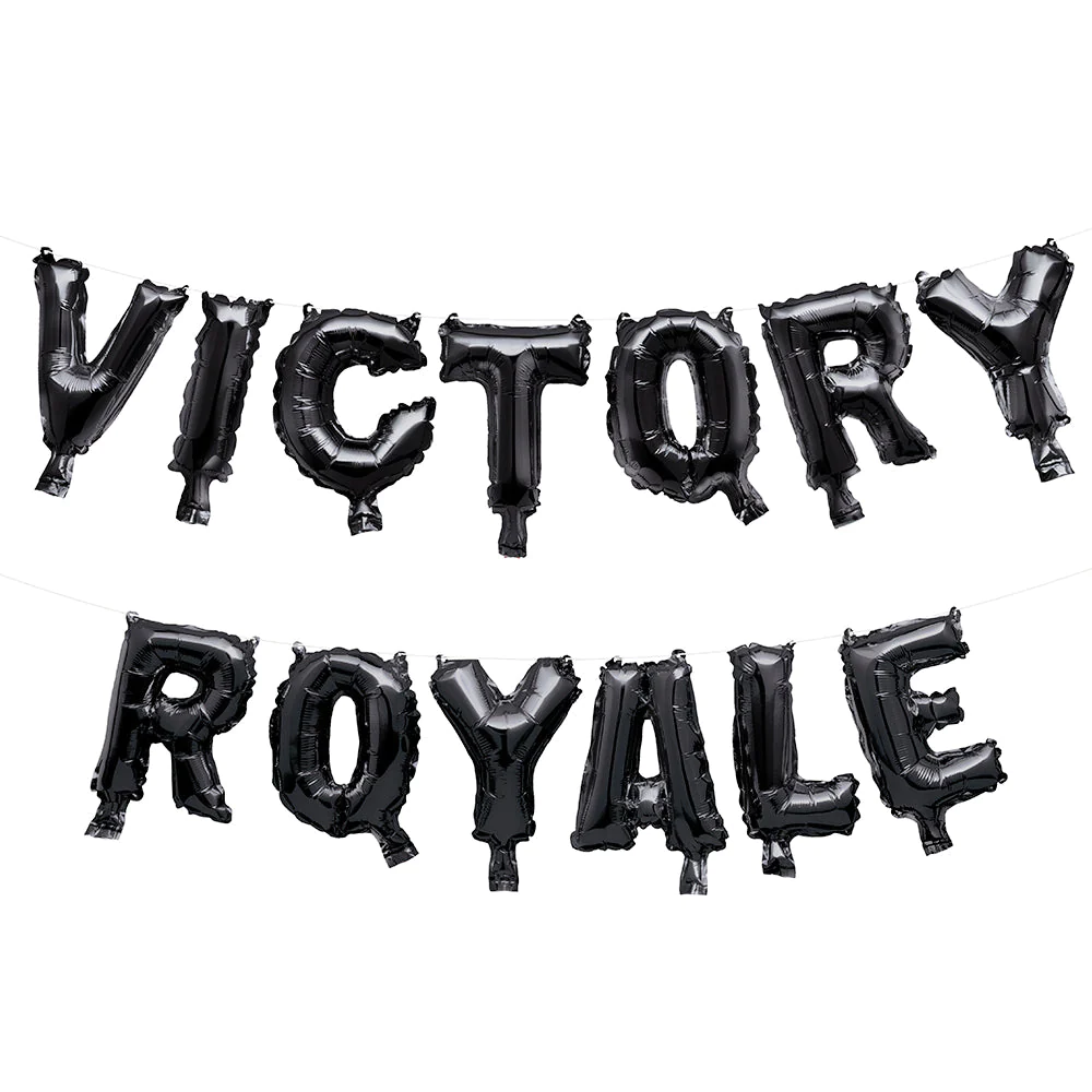 Balão Foil Grinalda Fortnite 'Victory Royale' 8''