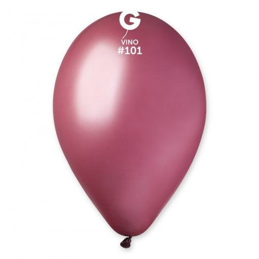 100 Balões latex 12'' (30cm) cor Vino #101 - G110