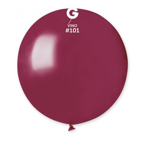 25 Balões latex 19'' (48cm) cor Vino #101 - G19