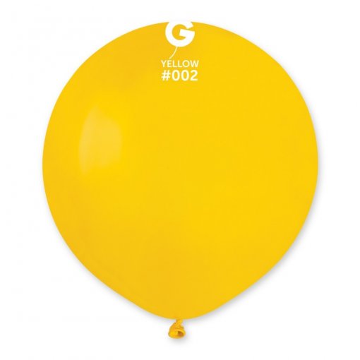 25 Balões latex 19'' (48cm) cor Yellow #002 - G19